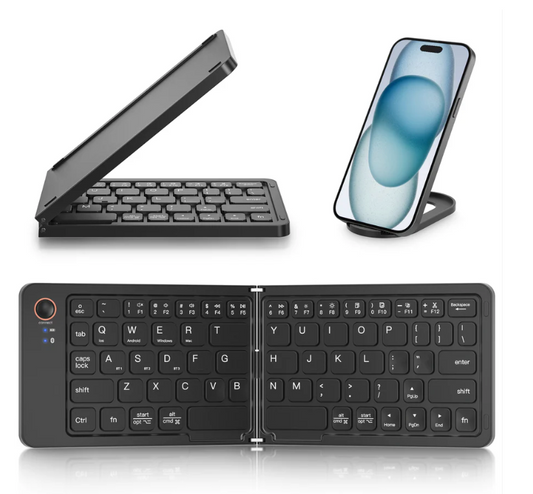 Folding Wireless Keyboard - Portable Bluetooth Keyboard | Direct Goods Retail